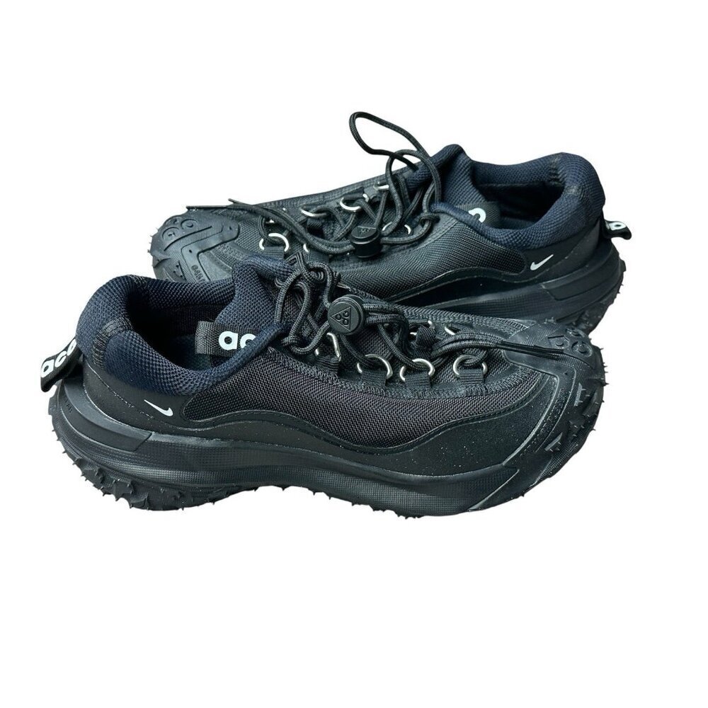 Nike ACG x CDG Mountain Fly 2 Low SP Black White FZ3311-001 Size M 4.5 W 6 NWOB